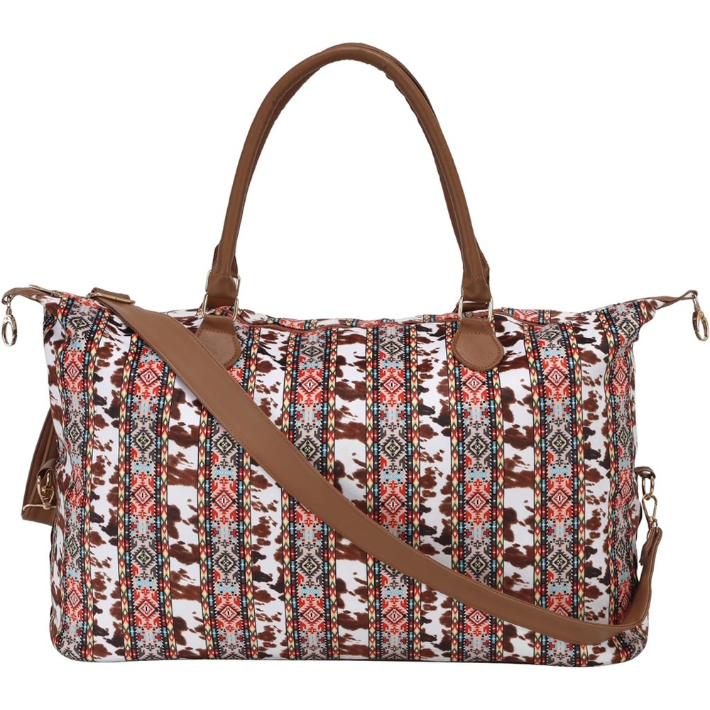 Western boho weekender bag